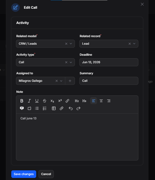 Editar una Activity