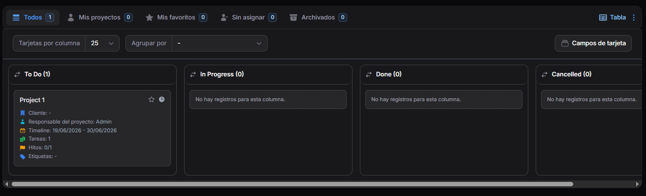 Vista Kanban