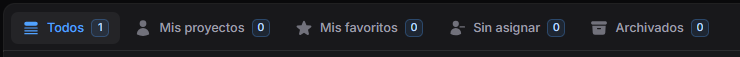 Vistas del listado